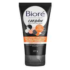 BIORE - Exfoliador con Carbon Natural Piel Con Granos y Espinillas 127 g