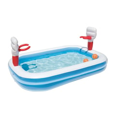 BESTWAY - Piscina Inflable Juego Baloncesto 54122 Azul