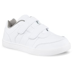 LOS GOMOSOS - Tenis Colegio Skoly Velcro Blanco para Niño y Niña