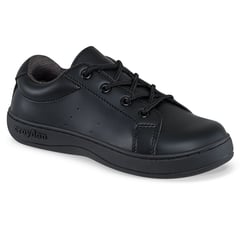 CROYDON - Zapatos escolares Slash Negro para hombre y mujer