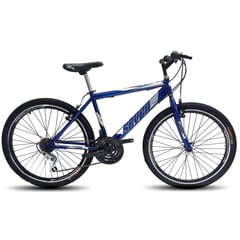 ATILA - Bicicleta todoterreno para hombre rin 26 18 cambios azul