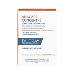 DUCRAY - Suplemento Dietario Anacaps 60 CAP