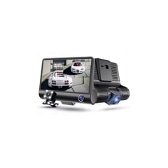 GENERICO - Cámara Para Carro Dvr 3 Lentes 1080p Full Hd Dash Cam 3 En 1