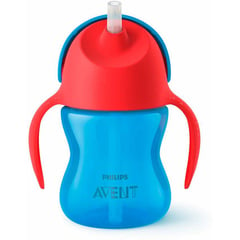 AVENT - Vaso pitillo con boquilla 7oz niño scf796/01 azul