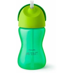 AVENT - Vaso pitillo con boquilla 10oz niño scf798/01 verde