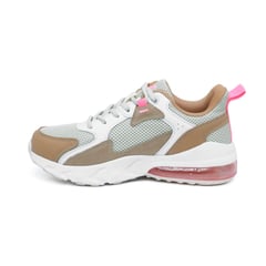 FILA - Tenis Airdan Training Mujer-Beige/Cafe