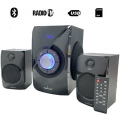 HOKLAN - Teatro En Casa 2.1 Bluetooth Radio Fm Usb Puerto Sd