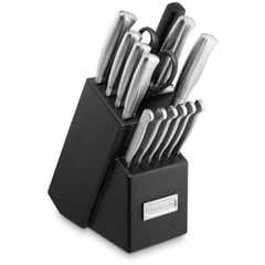 CUISINART - Set de Cuchillos de Acero Inoxidable de 15 pcs C77SS-15PK de