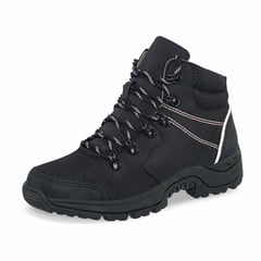 CROYDON - Botas Outdoor Urena Negro-Rosa para Mujer