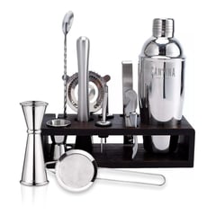 CASATUA - Juego Bartender Coctelera Utensilios Bar Inoxidable 12 Pzs