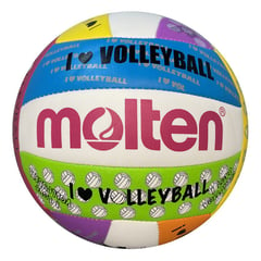 MOLTEN - Balón De Voleibol Cosido MS500 I Love Playa 5