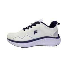 FILA - Tenis Alevar Running-Blanco/Azul