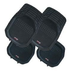 GRAND PRIX - Tapete Carro Universal Ajustable Caucho Set De 4