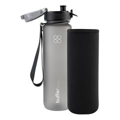 BUFFER FLASK - Botella Agua 1L Botilito Buffer Deporte Ciclismo Gimnasio