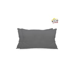 BELLAHOGAR - Kit 2 almohada eco gris 50x70