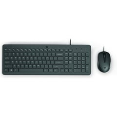 HP - Combo teclado y mouse alámbrico hp 150