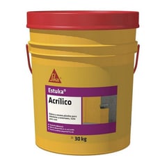 SIKA - Estuco plastico uso exterior/interior estuka acrilico 30 kg