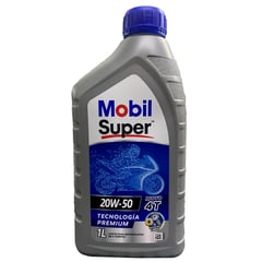 MOBIL - Aceite mobil super+4T 20W50 mineral original