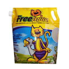 FREE MIAU - Arena Freemiau Gatos 10 Kg