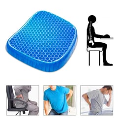 GENERICO - Cojín Almohada Para Silla Asiento En Silicona Ergonomico