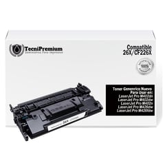 GENERICO - Toner Compatible CF226X Negro Impre LaserJet Pro M402dn M402dw M402n