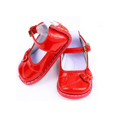 ZAPATICOS NOTUERCE - Zapato Bebe Charol Rojo Niña