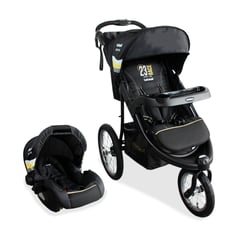 BEBESIT - Coche bebe Deportivo Jogger + Portabebe Sport Negro