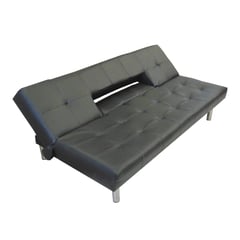 SOFA MARKET - Sofa Cama Space Clic Clac Ecocuero Negro