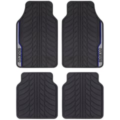 SPARCO - Tapetes Carro 4 Piezas Piso PVC Protector SPF507BL