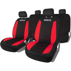 SPARCO - Set Funda Cubre Asiento Carro Forro Protector SPS431R