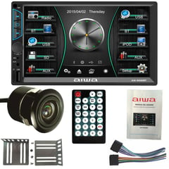 AIWA - Radio Carro Pantalla 7 Bluetooth Mirrorlink y Camara AW-W660BT