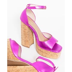 ALICE - Tacón Sandalia para mujer rosado Shoes