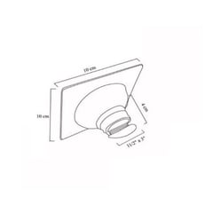 CCOL - Sifon Desagüe Piso Acero 304 Inox Antiolor-anticucarachas