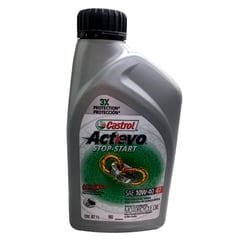 CASTROL - Aceite de Motor 10W40 Semisintetico Actevo Plata 4 Tiempos