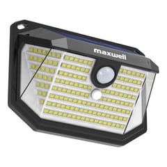 MAXWELL - Lampara Solar Led Exterior Pared Sensor Movimiento - Blanco