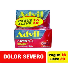 ADVIL - Max Pague 16 Lleve 20 Cápsulas