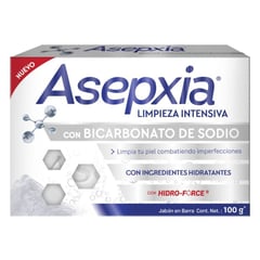 ASEPXIA - Jabon Facial Anti Acne Bicarbonato x 100 Gr