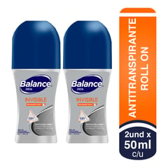 BALANCE - Desodorante Hombre Invisible 2 X 50 Gr