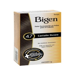 BIGEN - Tinte Permanente Para Cabello Castaño Oscuro 47