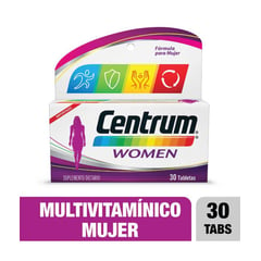 CENTRUM - Women Mujer Multivitamínico X 30 Tabletas