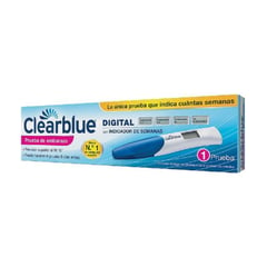 CLEARBLUE - Prueba De Embarazo Digital x 1 Unidad