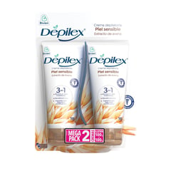 DEPILEX - Crema Depilatoria Piel Sensible 2x1 X 100 Gr