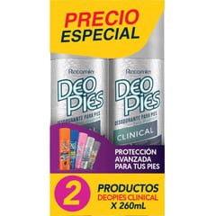 DEO PIES - Desodorante Clinic Dúo X 260 Ml