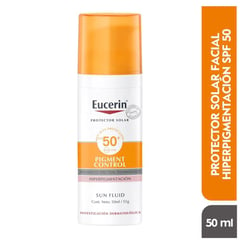 EUCERIN - Protector Solar Facial 50+ Pigment Control X 50 Ml