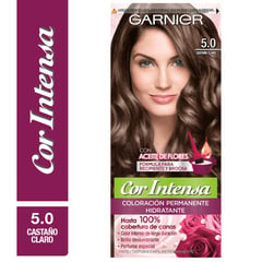 GARNIER - Tintura Permanente Cor Intensa Tono 5.0 Castaño Claro