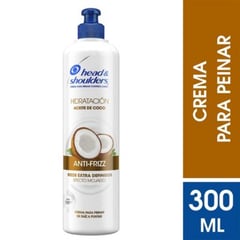 HEAD AND SHOULDERS - Crema Para Peinar Coconut x 300 Ml