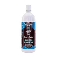LECHE PAL PELO - Shampoo especializado rizos y ondas - 1000 ml