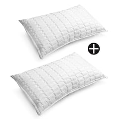 ENERGY PLUS - Dos almohadas ultrasonido fibra silicon protectora