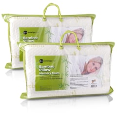 ENERGY PLUS - Combo Dos Almohadas ortopédicas con protector en Bamboo