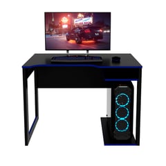 BONNO - Escritorio Gamer Thonet Negro-Azul